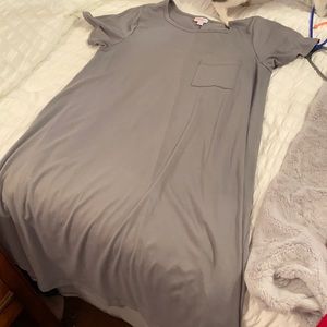 Long maxi short sleeved dress